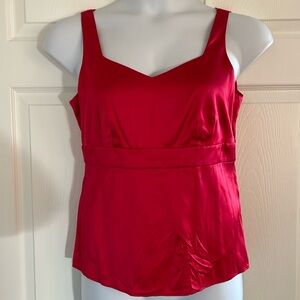 Talbots Sz 10 Red Sleeveless Top